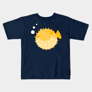 Cute Puffer Fish Kids T-Shirt